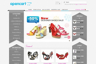 Создам интернет-магазин на open cart