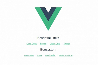 Напишу одностраничное приложение на Vue