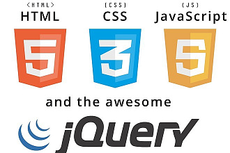Верстка сайтов, адаптация, правка кода html + CSS + JS + JQuery