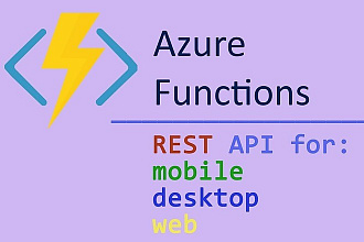 Напишу функцию REST API на Azure Functions