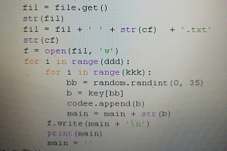 Создам скрипт на python с нуля по вашим требованиям