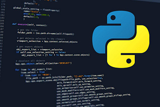 Напишу скрипт на Python