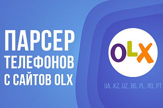Многопоточный парсер телефонов с сайта olx