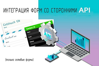 WEB форма, калькулятор, snippet или виджет. Интеграция с REST API