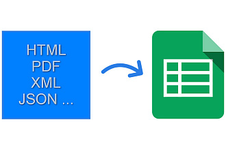 Импорт данных из веб-ресурсов, парсинг в таблицы Google