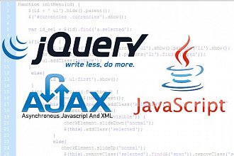 Напишу jquery , JavaScript сценарий
