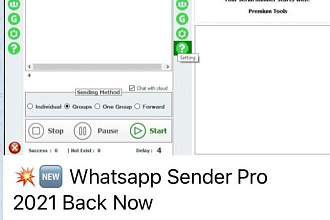 Программа WhatsApp Sender Pro 2021