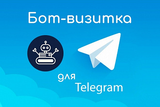 Создам бот-визитку в Telegram для компании или личного бренда