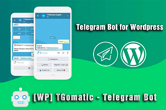 WP TGomatic - Telegram Bot - постер из вордпресс в телеграмм