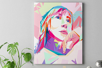 Портрет в стиле WPAP