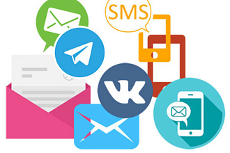 Настрою бесплатные оповещения сотрудников по SMS, ЕMail, Vk и Telegram