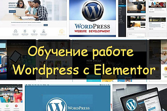 Обучение работе с Wordpress на плагине Elementor