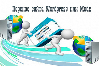 Перенос сайта Wordpress или Modx на новый хостинг