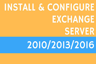 Установка и настройка Exchange Server