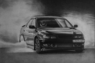 Сделаю рисунок автомобиля