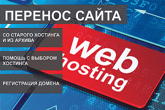 Качественный перенос сайта. + Гарантия