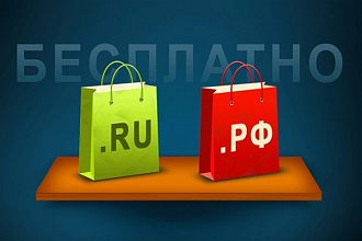 Подбор домена + бесплатный подарок домен в зоне .RU или .РФ