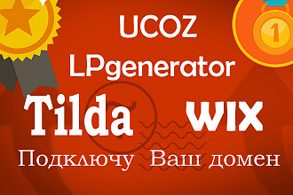Подключение своего домена к Tilda, WIX, LPgenerator, Ucoz