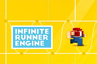 Шаблон для раннеров 2D+3D Infinite Runner Engine