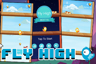 Исходник популярной игры Fly High. unity package