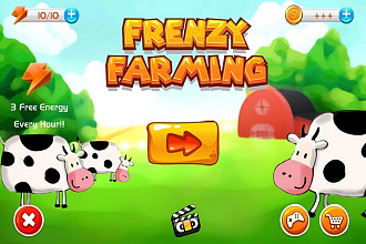 Исходник игры Frenzy Farming time management game kit. Unity