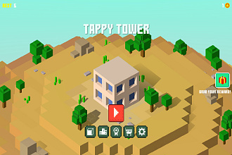Готовый проект Tappy Tower + AdMob для Unity