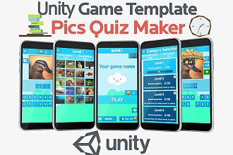 Исходник игры на Unity Pics Quiz Maker With Categories v3.1