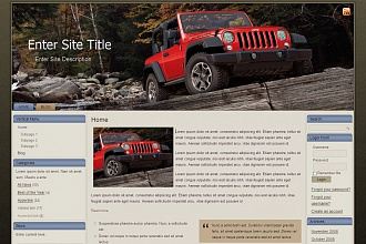 Wordpress шаблон, тема авто - 2017 Jeep Wrangler Rubicon Red River
