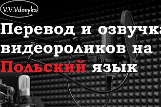 Перевод и дубляж аудио, видео файлов на польский язык