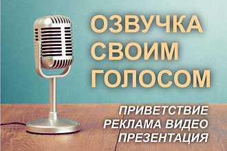 Озвучка СВОИМ голосом