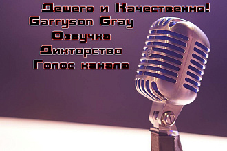 Озвучка - любые виды работ