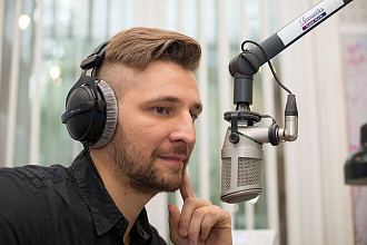 10 минутная профессиональная озвучка Женский, Мужской голос. RU,ENG