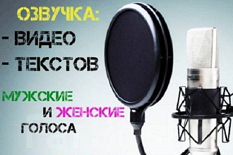 Озвучка автоответчиков, голосовых меню IVR ,аудио реклама