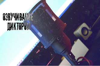 Диктор. Озвучка любых текстов