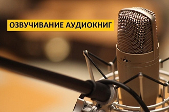 Озвучка любой, интересной для Вас книги. 16+