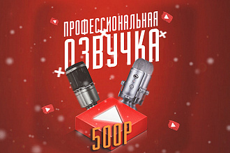 Озвучка любого ролика