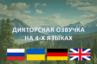 Озвучу рекламный, информационный ролик