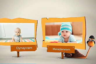 Прикольный мультик с фотографиями Вашего ребенка
