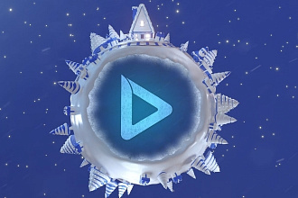 1 анимированный Логотип Зимняя страна чудес