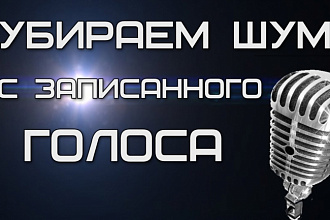 Удаление всех шумов в аудио