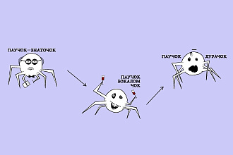 Уникальные doodle-иконки от Новичка