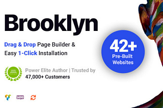 Премиум шаблон Brooklyn для Wordpress на русском языке с плагинами