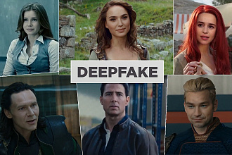 Заменю лицо на видео - создам Deepfake видео - дип фейк, deep fake