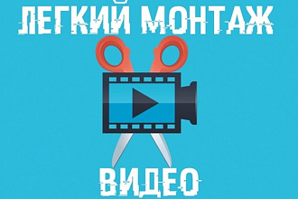 Монтаж и обработка видео + цветокоррекция бесплатно