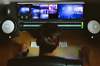 Смонтирую видео средней сложности без использования After Effects