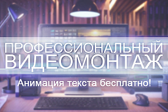 Профессиональный видеомонтаж на самых выгодных условиях