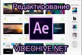 Внесу правки в проект Videohive