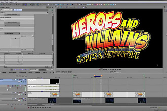 Работа в Sony Vegas