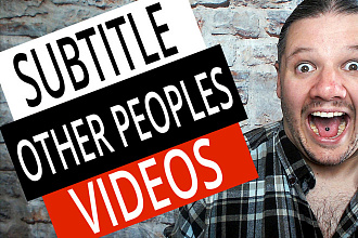 Создам субтитры в вашему видео на YouTube