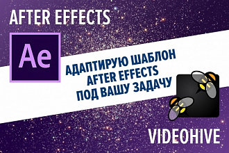 Адаптирую шаблон After Effects под вашу задачу